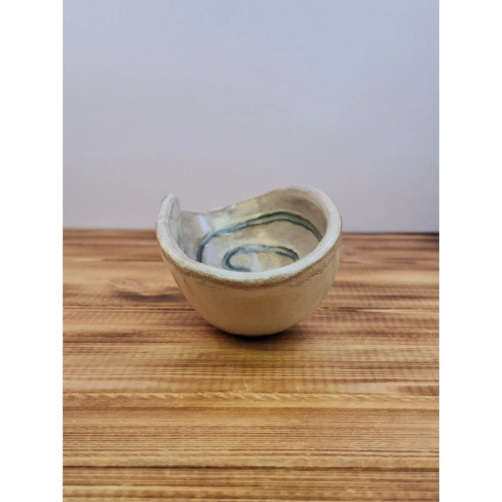 Art Pottery Handmade Trinket Dish Small 5
